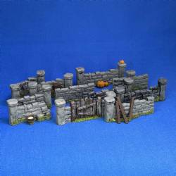 Low Wall Set (11 pieces)(PAINTED)